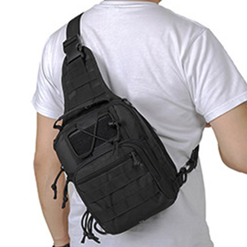 Men Crossbody Sling Backpack S - Rucksack Military Style recension och pris