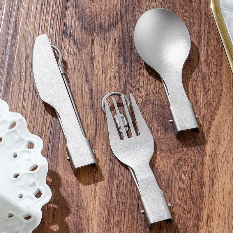 Titanium Foldable Utensil Set  - Foldable Backpack Small recension och pris