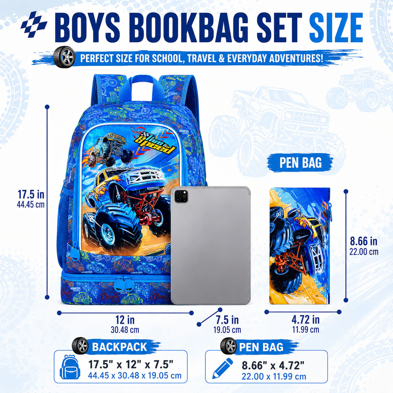 2-in-1 Children Backpack Set,  - Backpack Insert Organizer recension och pris