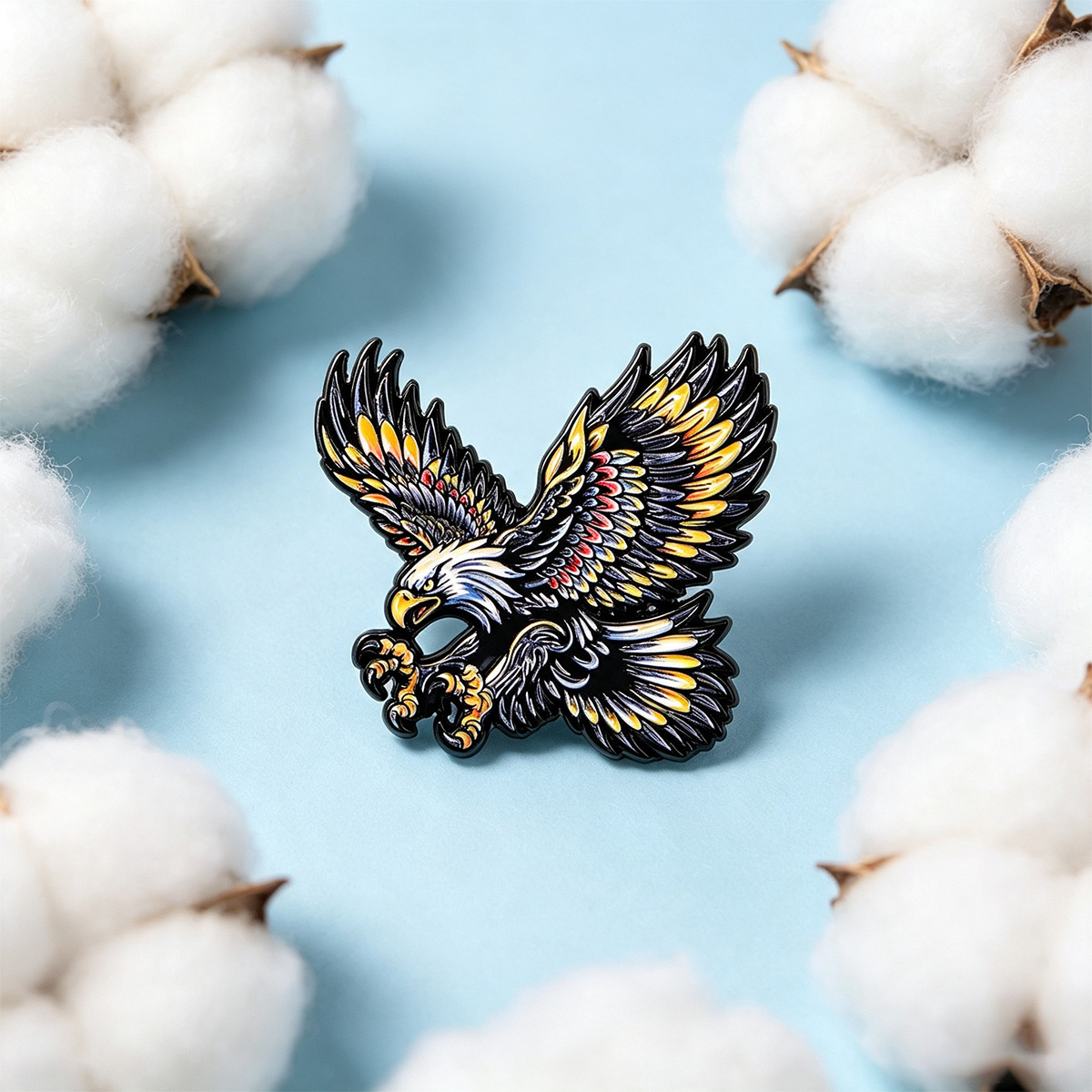 9pcs Flying Eagle Enamel Pin B - Fashion Backpack Women recension och pris