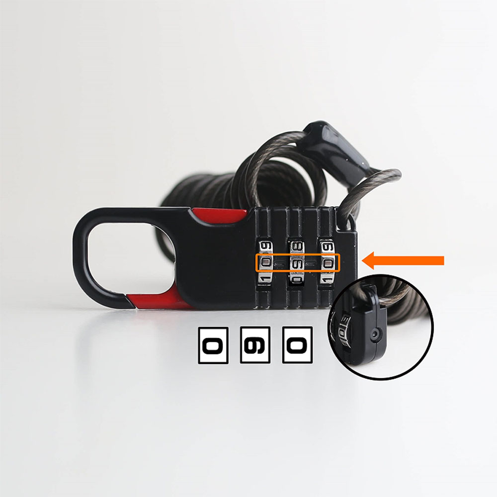 3 Digit Combination Padlock wi - Travel Backpack Anti Theft recension och pris