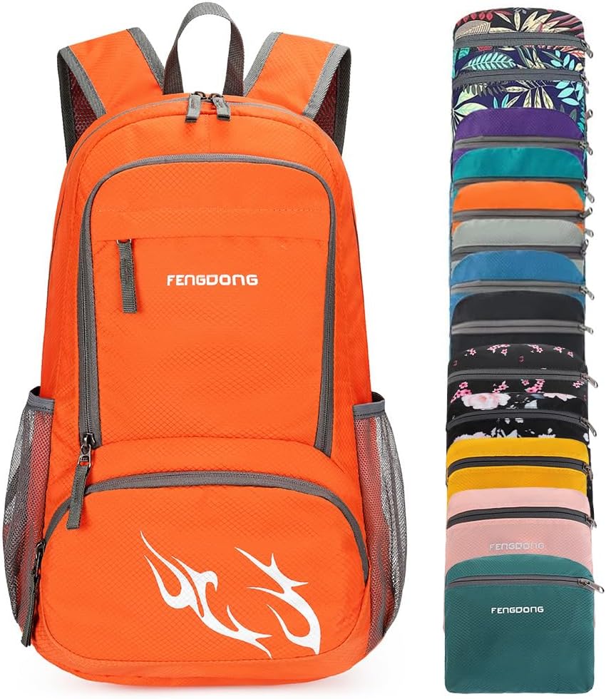 FENGDONG 35L Lightweight Folda - Foldable Backpack Small recension och pris